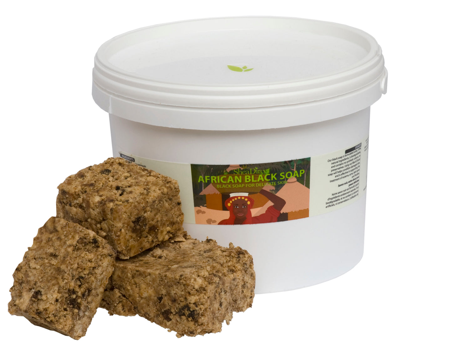 African Black Soap Raw Solid Pieces 1000 kilograms