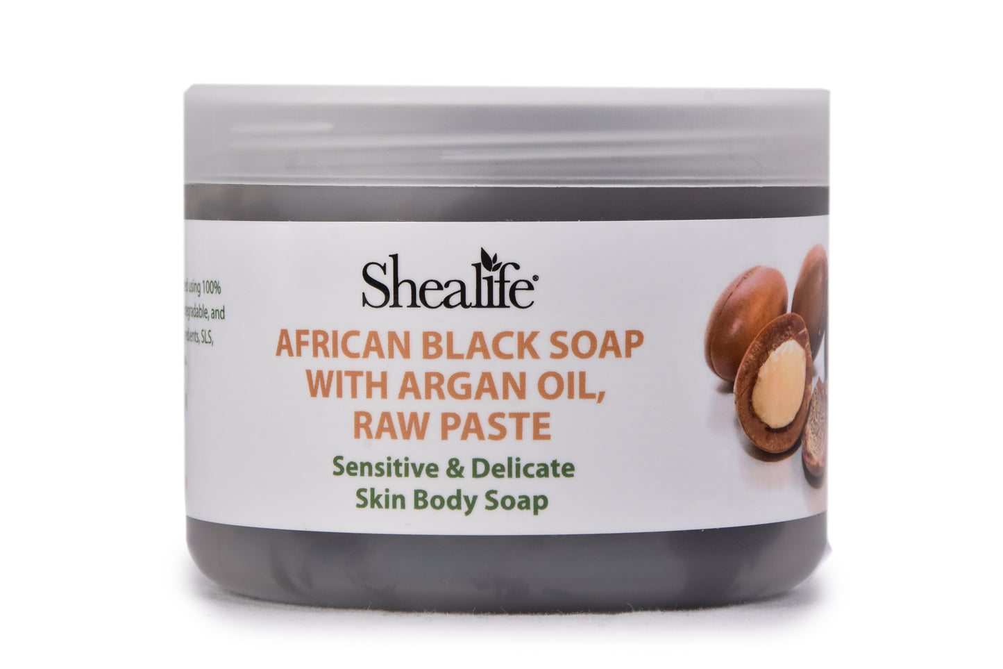 African Black Soap Raw Paste with Argan Oil