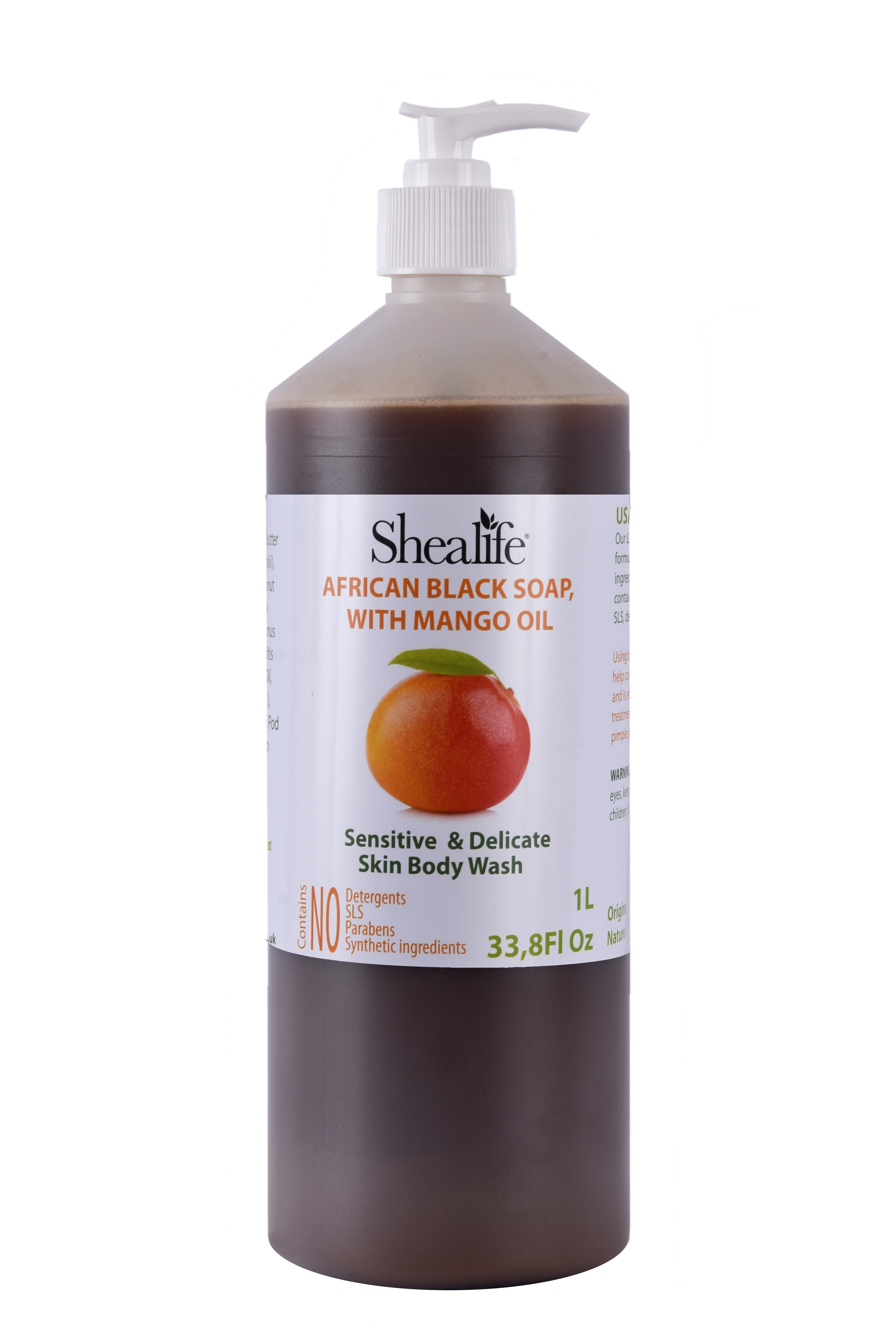 AFRICAN BLACK SOAP WITH MANGO OIL, 1000ML