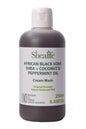 AFRICAN BLACK SOAP SHEA + COCONUT & PEPPERMINT OIL CREAM WASH FORMULA, 250ML